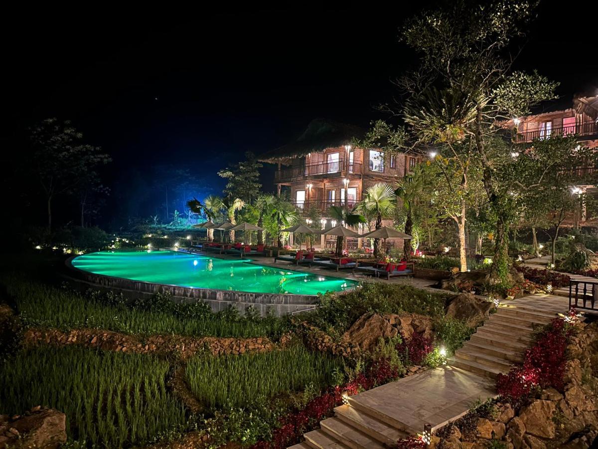 Amigo Pu Luong Hotel Lang Bang Exterior foto